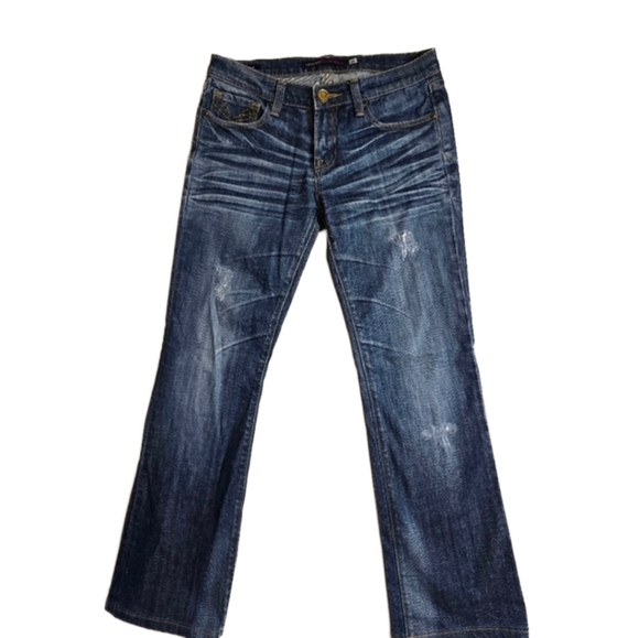 Vigoss Denim - Vigoss Collection Distressed Bootcut Jeans Sz 7/8 29